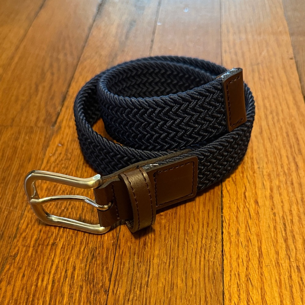Target Boys Navy Blue Braided Belt Size M